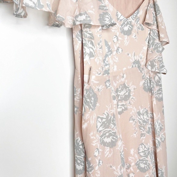 Lovers & Friends Taylor Maxi Dress Floral Blush Pink Size 0 - Picture 5 of 10